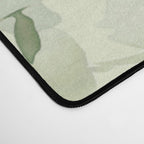 Floral Watercolor Rose Garden, Mint Green and Pink Desk Mat Gallery Image 4