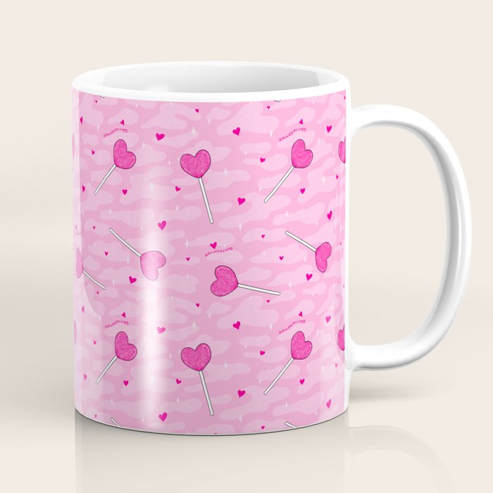 Valentine Lollipop Print Coffee Mug Gallery Image 1
