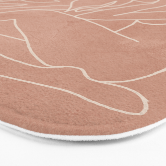 Engraved Nude Line I Bath Mat Gallery Image 3