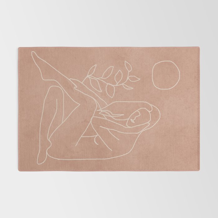 Engraved Nude Line I Rug Gallery Image 2