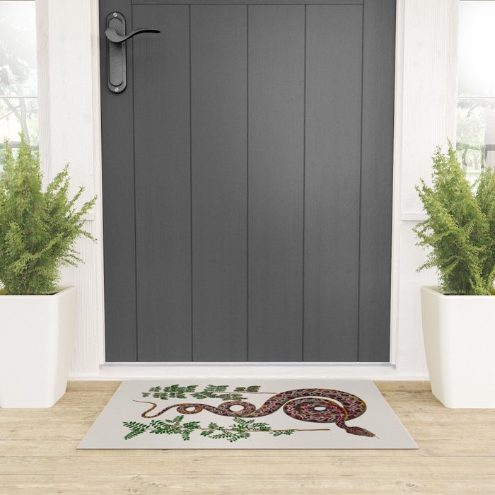Mimosa Snake Seba Albertus Welcome Mat Gallery Image 3