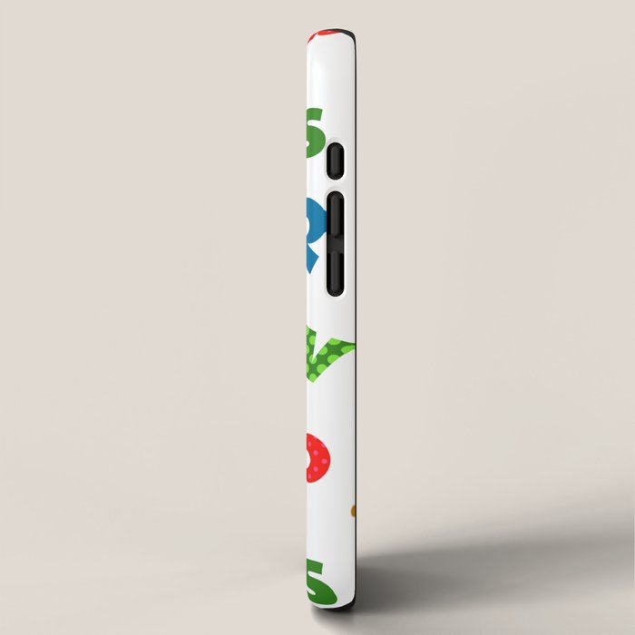 colourful alphabet iPhone Case Gallery Image 2