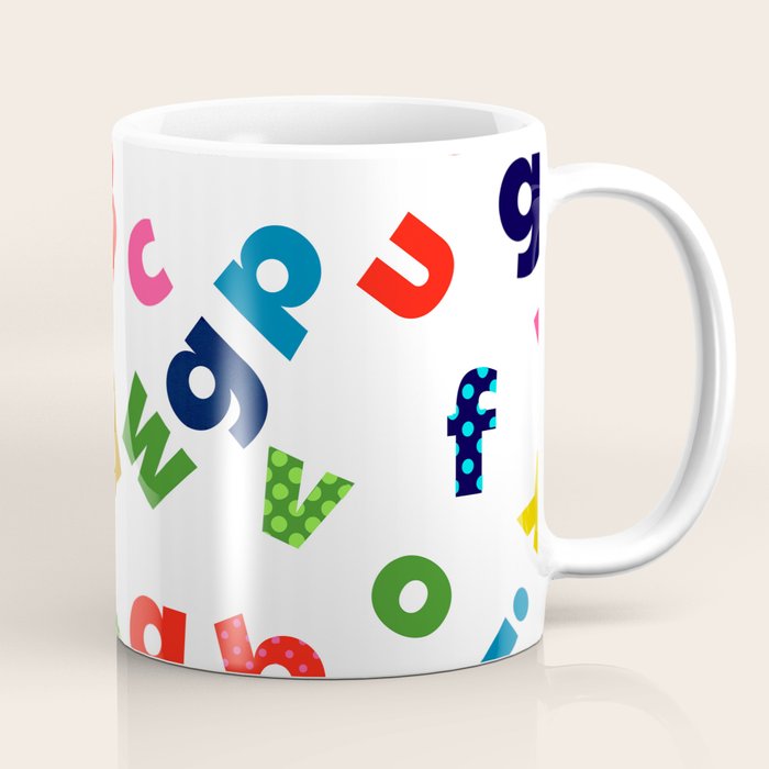 colourful alphabet Coffee Mug Gallery Image 1