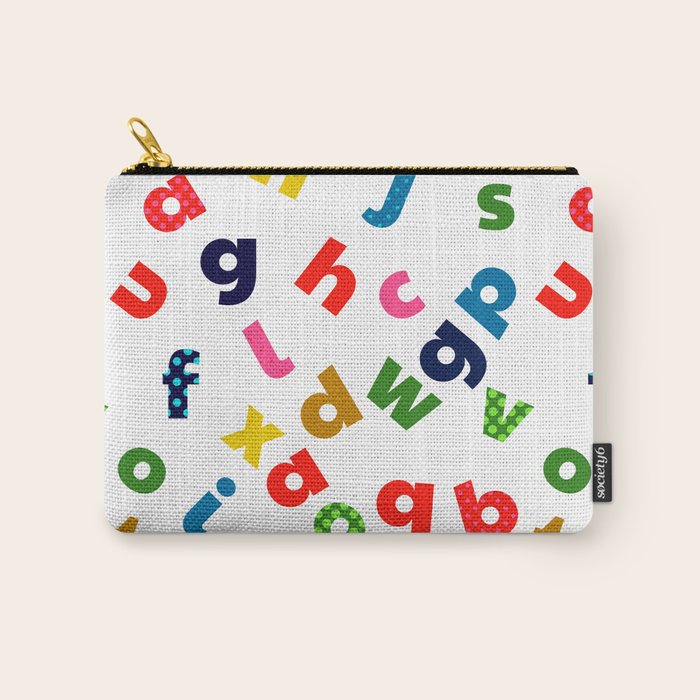 colourful alphabet Carry All Pouch Gallery Image 1