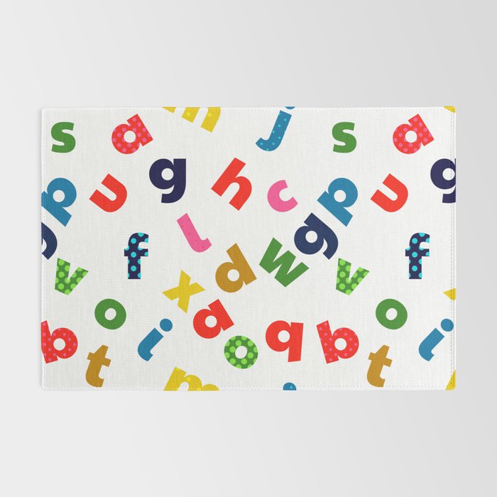 colourful alphabet Rug Gallery Image 2