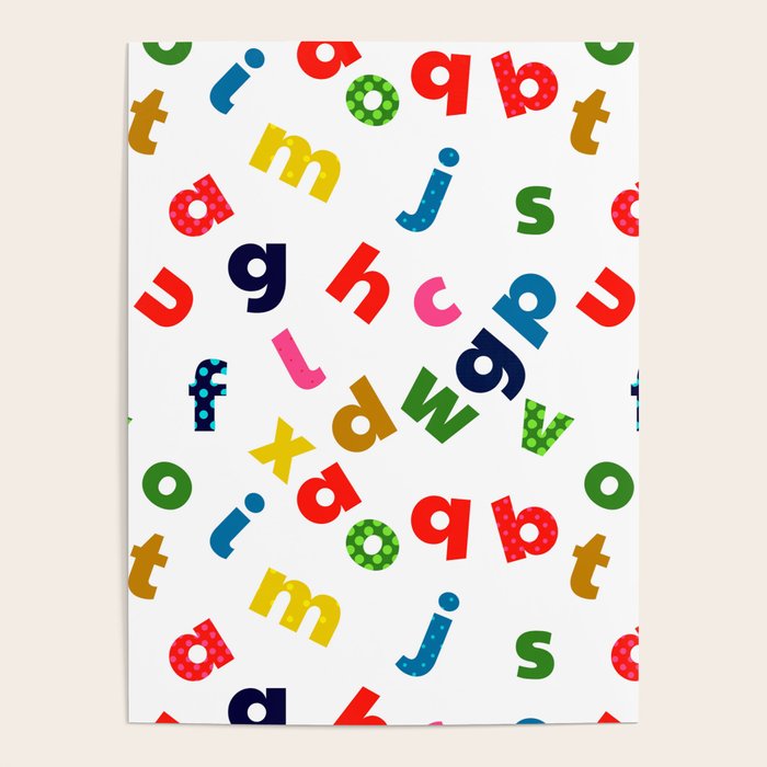 colourful alphabet Poster Gallery Image 4