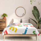 colourful alphabet Comforter Gallery Image 3