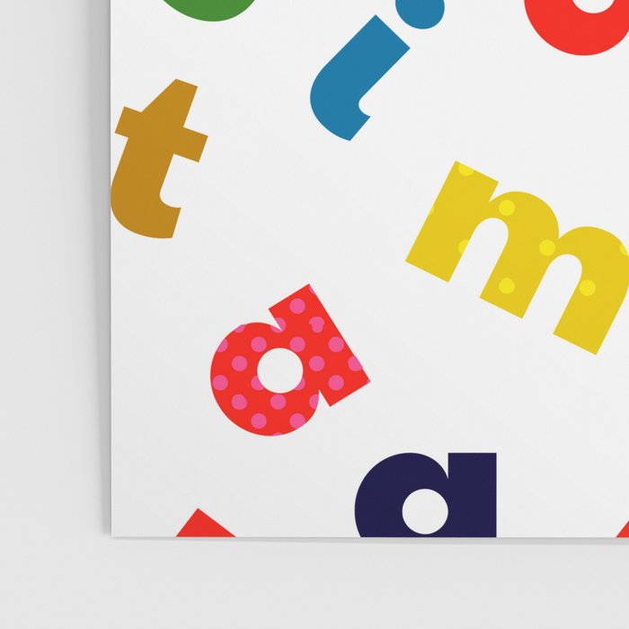 colourful alphabet Poster Gallery Image 3