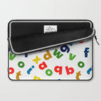 colourful alphabet Laptop Sleeve Gallery Image 2