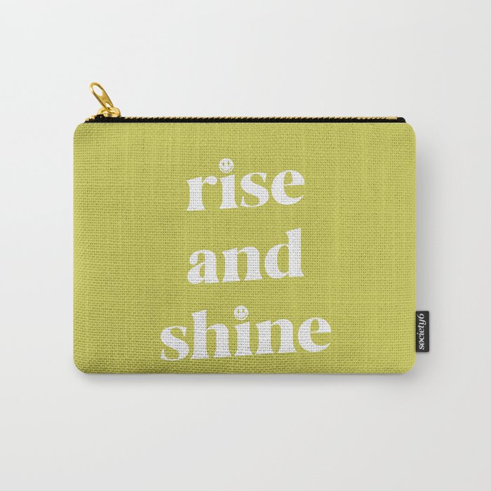 Rise And Shine Lime Carry All Pouch Gallery Image 1