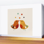 Little Festive Birds Wall Mural Gallery Image 2