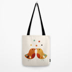 Little Festive Birds Tote Bag Gallery Image 2