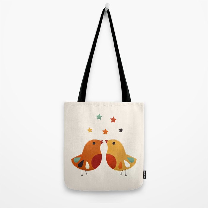 Little Festive Birds Tote Bag Gallery Image 2