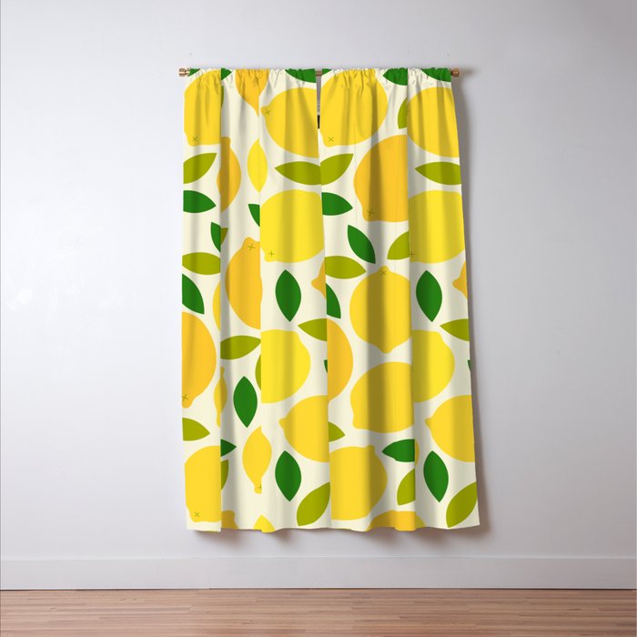 Lemon Window Curtain Gallery Image 3