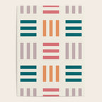 Modern Geometric Color Block Pattern Poster Gallery Image 4