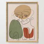 Abstract Faces 3  Serving Tray Gallery Image 1