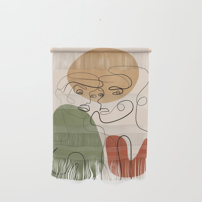 Abstract Faces 3  Wall Hanging Gallery Image 1