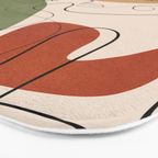 Abstract Faces 3  Bath Mat Gallery Image 3