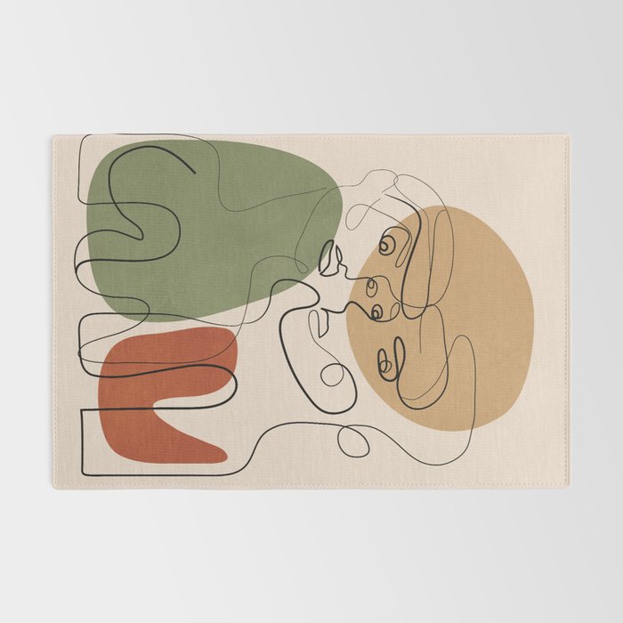 Abstract Faces 3  Rug Gallery Image 2
