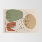 Abstract Faces 3  Rug Gallery Image 2