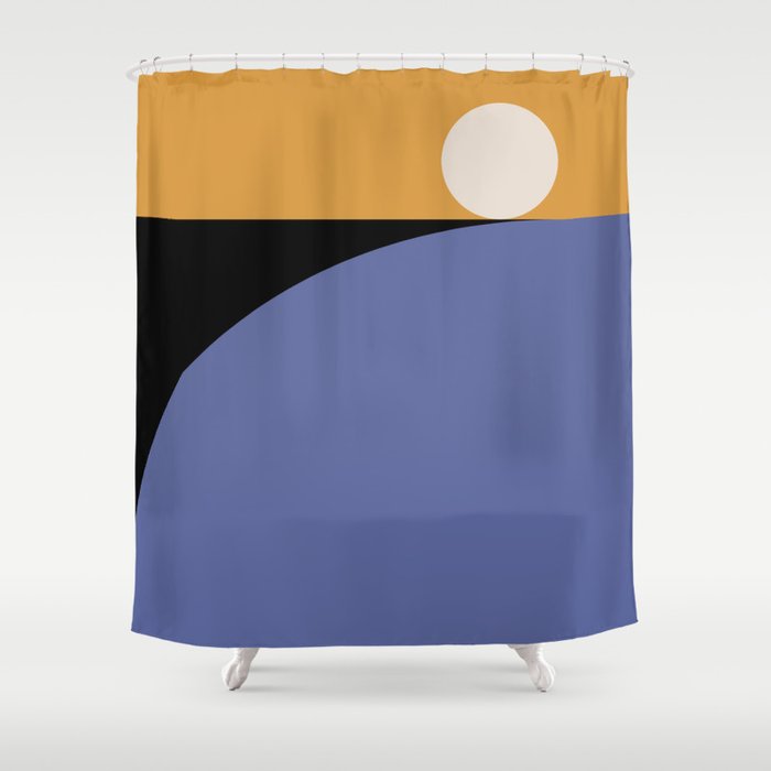 Simplistic Landscape XXIV Shower Curtain Gallery Image 1