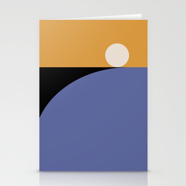Simplistic Landscape XXIV Stationery Card Gallery Image 2