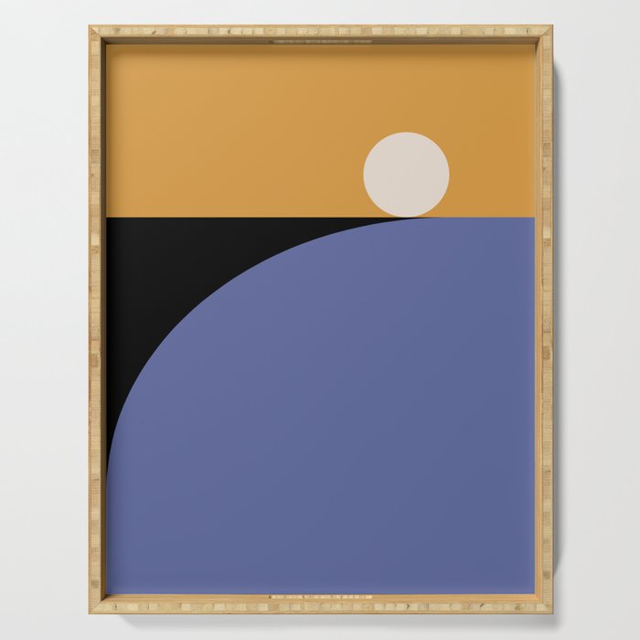 Simplistic Landscape XXIV Serving Tray Gallery Image 1