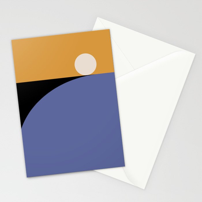 Simplistic Landscape XXIV Stationery Card Gallery Image 2