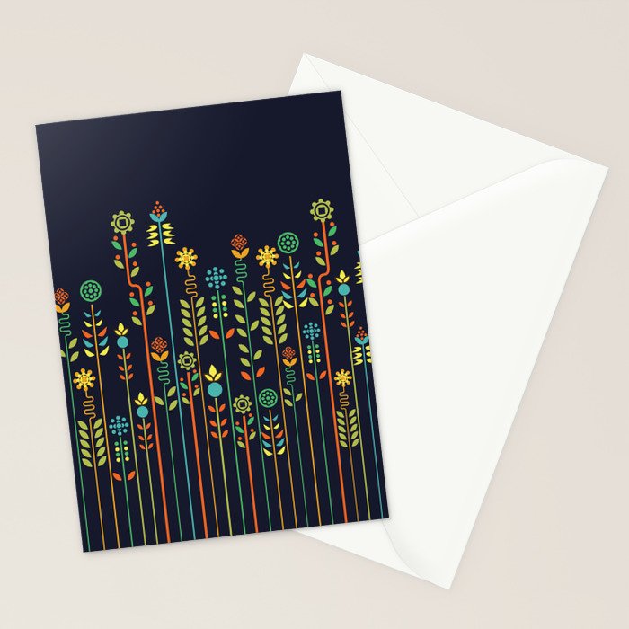 Overgrown flowers Stationery Card Gallery Image 2