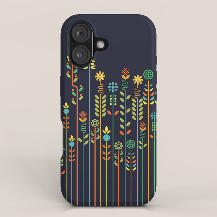 Overgrown flowers iPhone Case Gallery Image 1