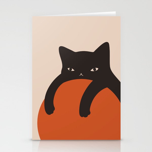 Cat Landscape 155 Stationery Card Gallery Image 1