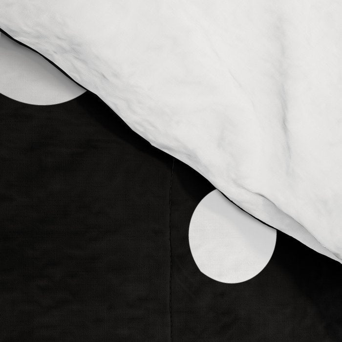 Polka-dot Black And White Comforter Gallery Image 4
