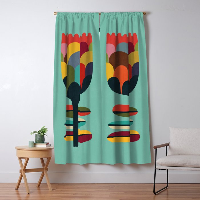 Flower Poet Window Curtain Gallery Image 5