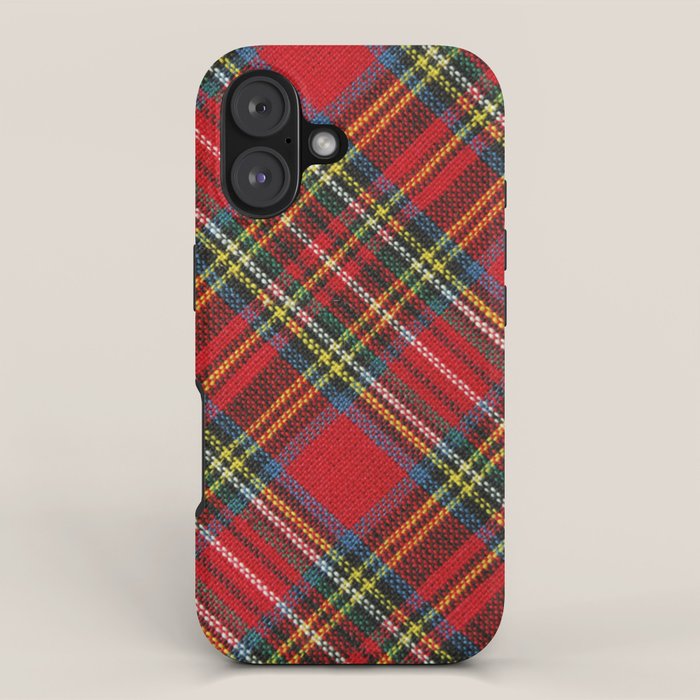 Christmas Plaid Tartan Pattern iPhone Case
