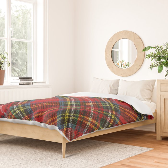 Christmas Plaid Tartan Pattern Duvet Cover Gallery Image 2