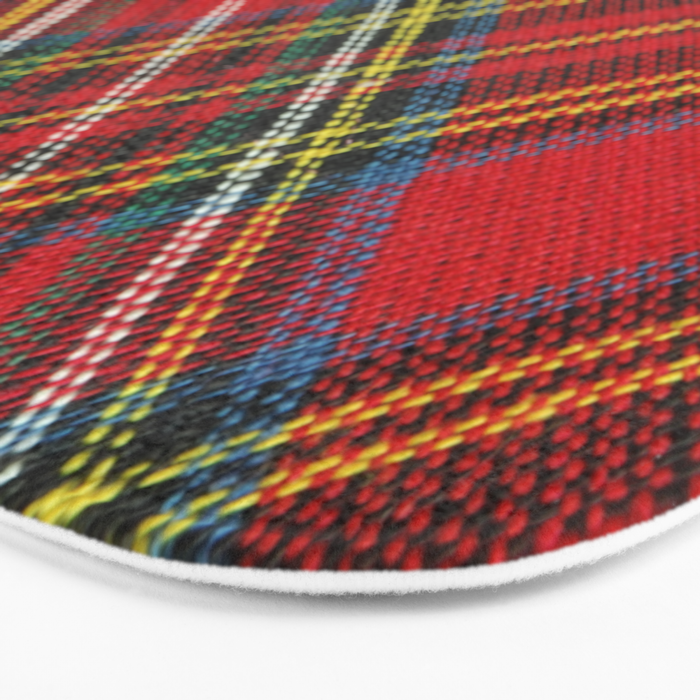 Christmas Plaid Tartan Pattern Bath Mat Gallery Image 3