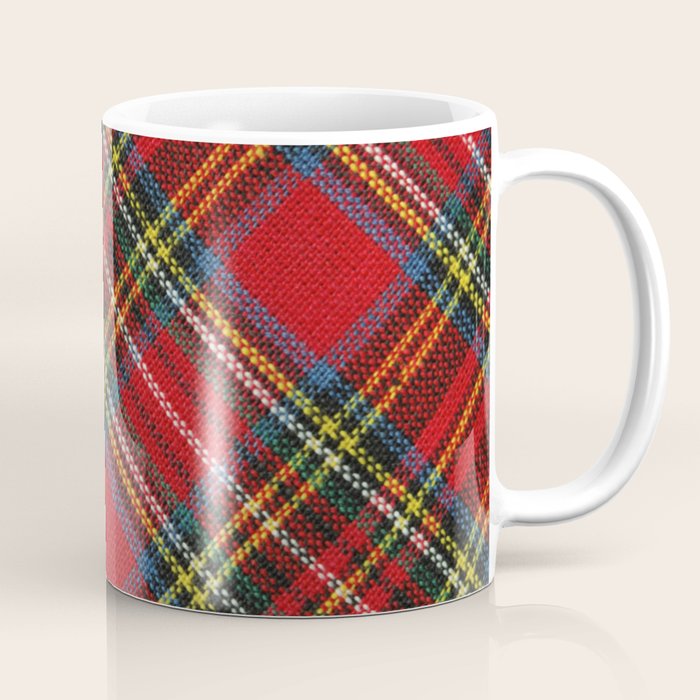 Christmas Plaid Tartan Pattern Coffee Mug Gallery Image 1