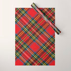 Christmas Plaid Tartan Pattern Wrapping Paper Gallery Image 1