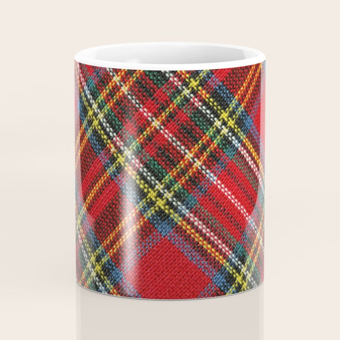 Christmas Plaid Tartan Pattern Coffee Mug Gallery Image 4