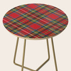 Christmas Plaid Tartan Pattern Side Table Gallery Image 2