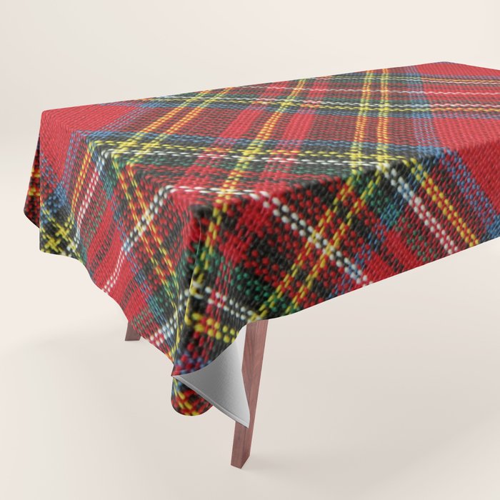 Christmas Plaid Tartan Pattern Tablecloth Gallery Image 1