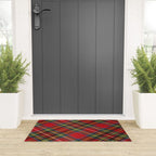 Christmas Plaid Tartan Pattern Welcome Mat Gallery Image 3