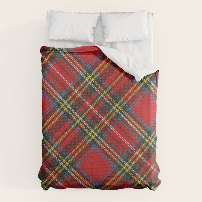 Christmas Plaid Tartan Pattern Duvet Cover Gallery Image 1