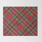 Christmas Plaid Tartan Pattern Throw Blanket Gallery Image 2