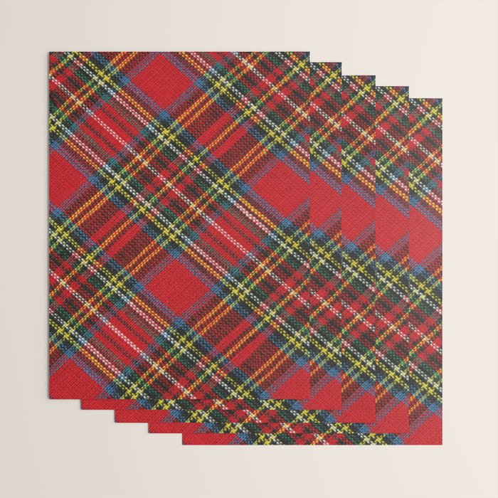 Christmas Plaid Tartan Pattern Wrapping Paper Gallery Image 3