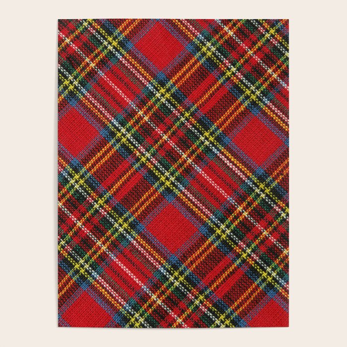 Christmas Plaid Tartan Pattern Poster Gallery Image 4