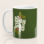 Holly Jolly Lettering Coffee Mug Gallery Image 3