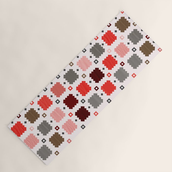 Christmas Quilt - pattern no3 Yoga Mat Gallery Image 1