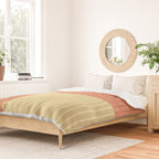 Color Block Line Abstract XLVII Duvet Cover Gallery Image 2
