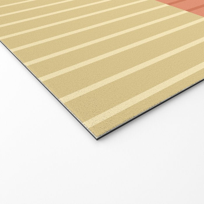 Color Block Line Abstract XLVII Welcome Mat Gallery Image 2